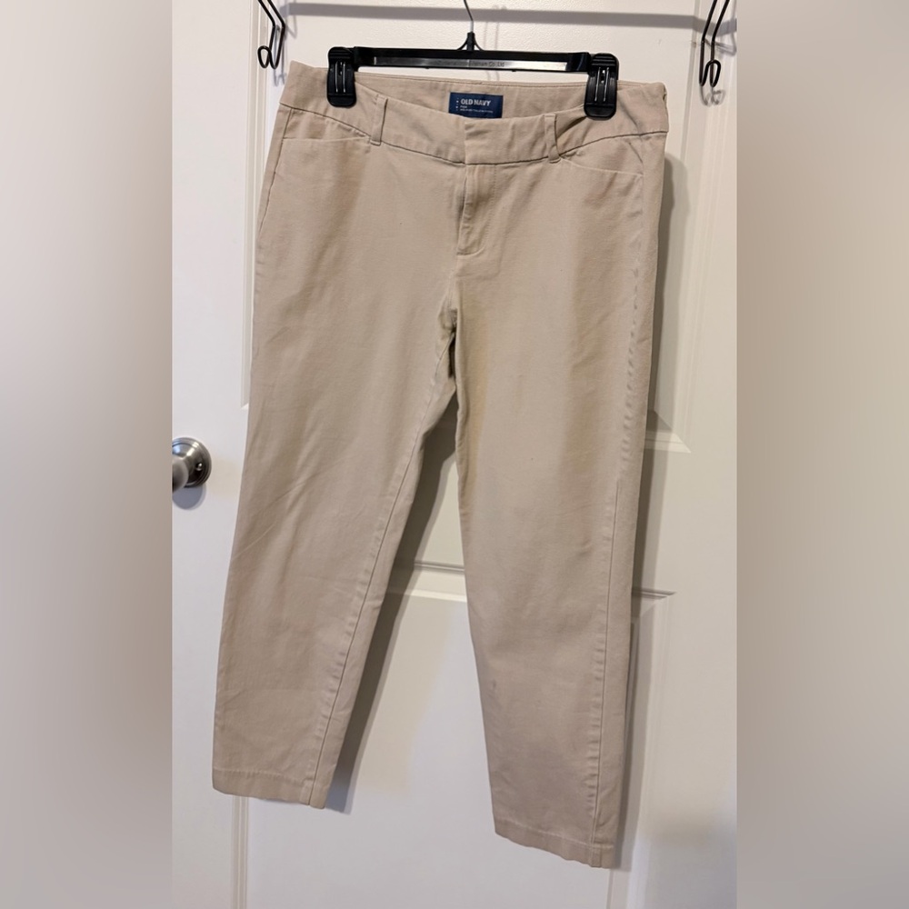 Old Navy Women's Ankle & Cropped Pixie Pants - Beige